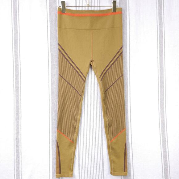 Fabletics Legging Women XL Seamless Jacquard Olive Green Stretch Knit Super Cozy - Picture 2 of 16